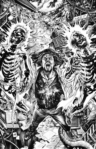 "Mike Morgue: Evilution #1" Cover Art